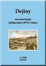 Dejiny 1/2008